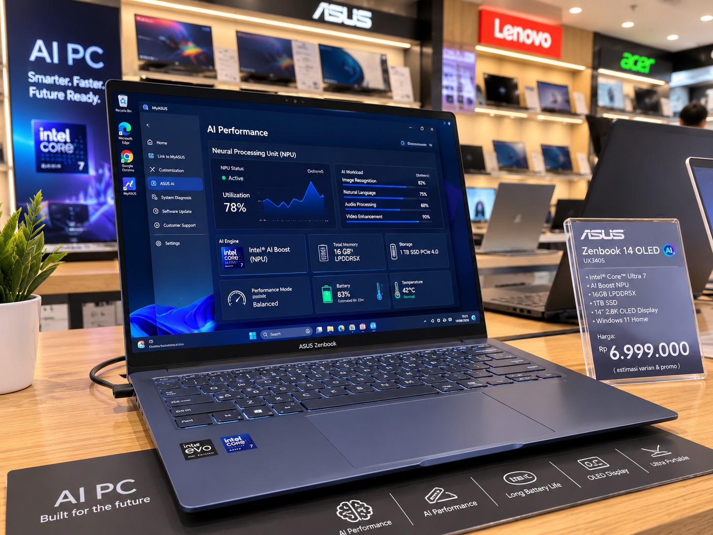 Laptop Ryzen AI vs Intel Core Ultra untuk Kerja dan Kreativitas