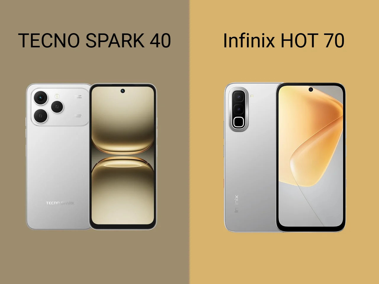 Infinix Hot 70 vs TECNO Spark 50: Duel Ponsel Budget 2 Jutaan