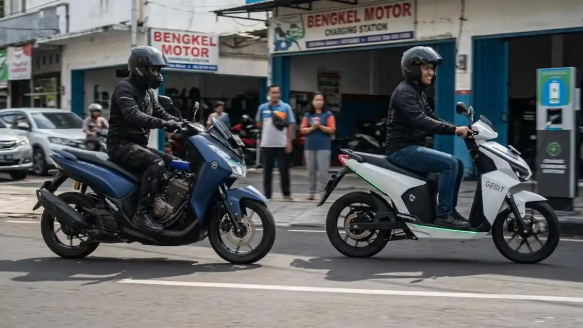 Skema Tukar Tambah Motor Bensin ke Listrik: Hemat, Tapi Benarkah Semenguntungkan Itu?