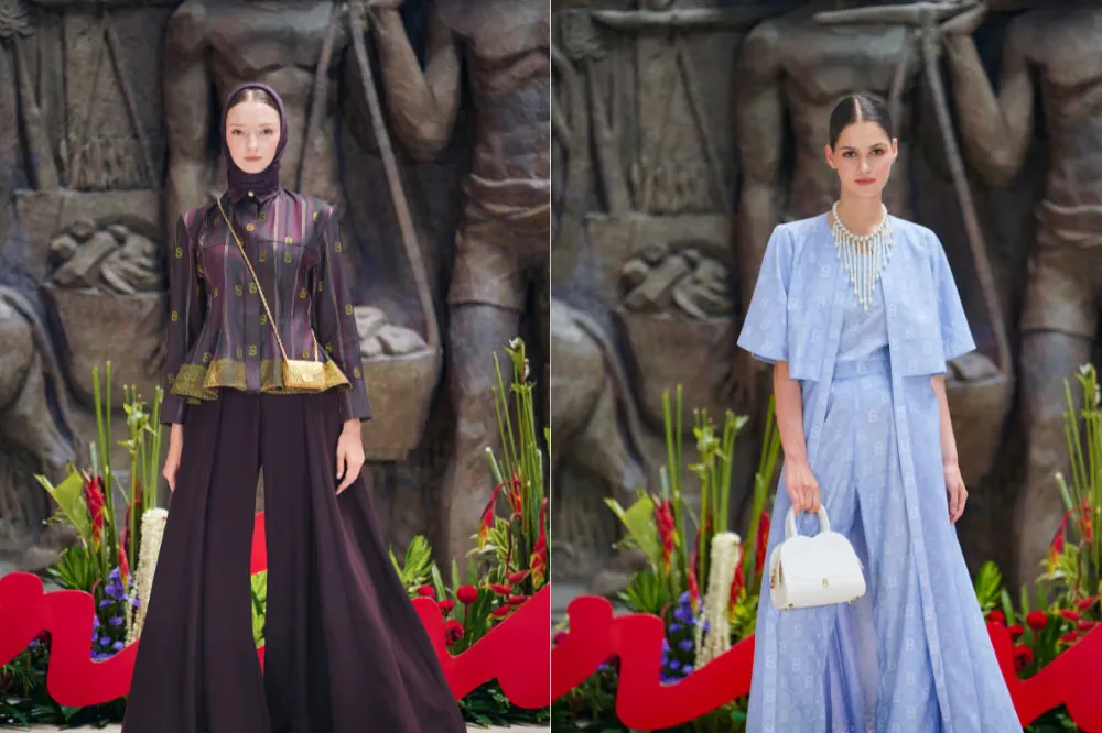 Songket Collection Buttonscarves: Wastra Naik Kelas di Panggung Modern