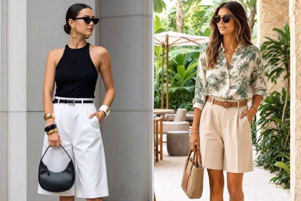 Panduan Mix and Match Bermuda Shorts dan Celana Pendek untuk Tampil Chic di Setiap Kesempatan