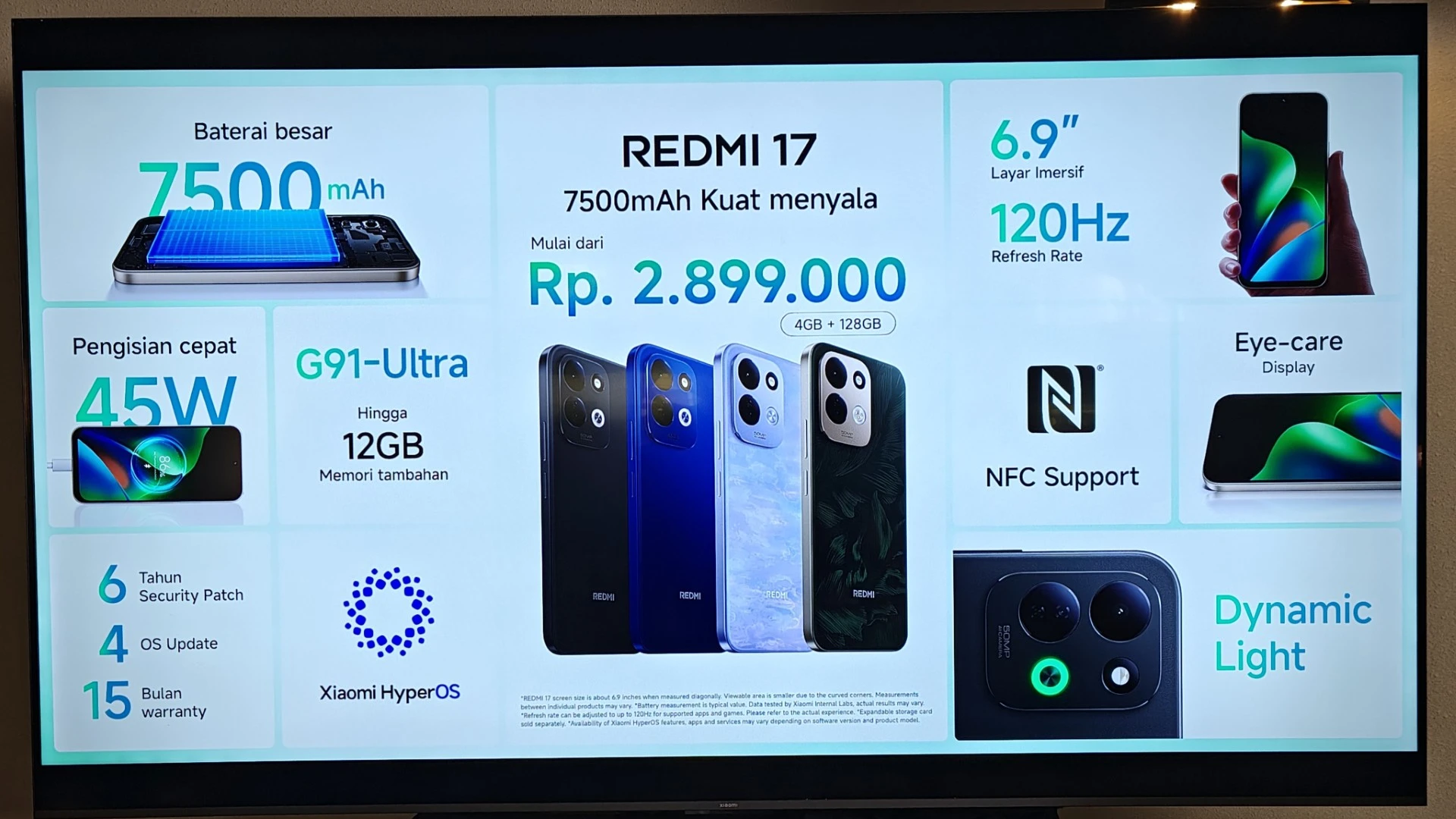Redmi 17 Resmi Hadir: Baterai 7.500 mAh, Layar 120Hz, Harga Mulai Rp 2,9 Juta