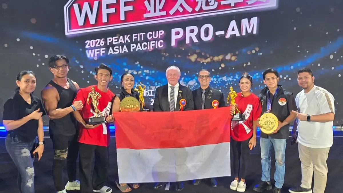 4 Atlet Binaraga Raih Emas dan Perak di Kejuaraan Asia Pasifik