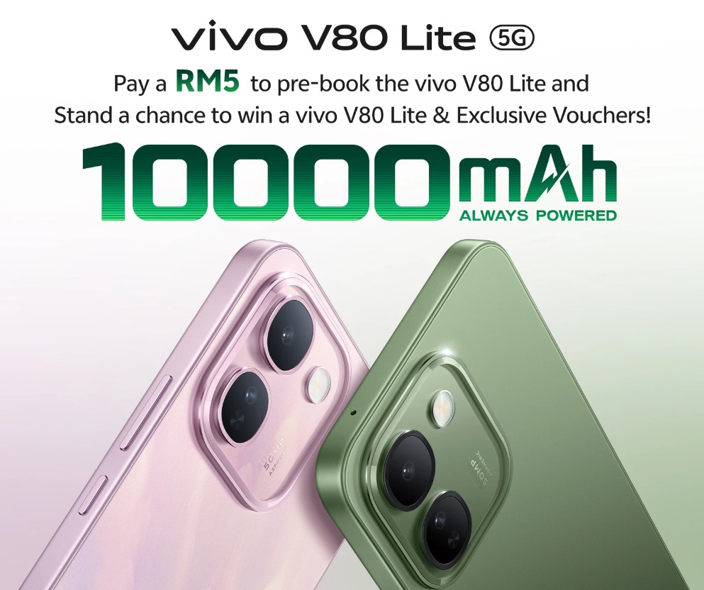Vivo V80 Lite 5G: Baterai 10000 mAh dan Body Tahan Banting
