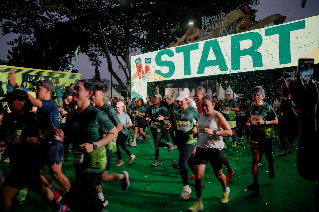 5.000 Pelari Padati BrookFarm Almond Run: Momentum Lari Komunitas di Kota
