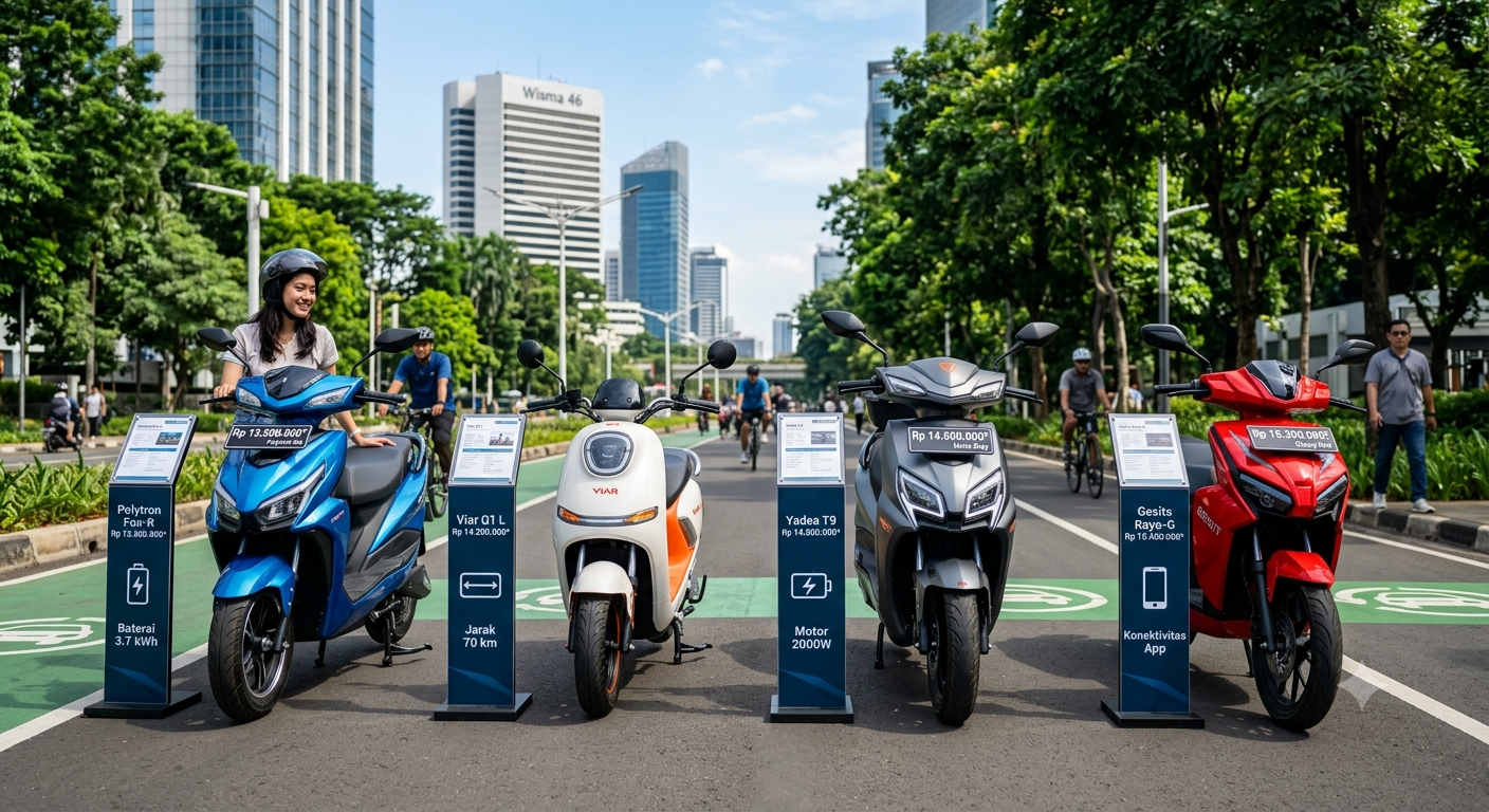 Panduan Motor Listrik Terjangkau: Harga, Jarak Tempuh, dan Fitur