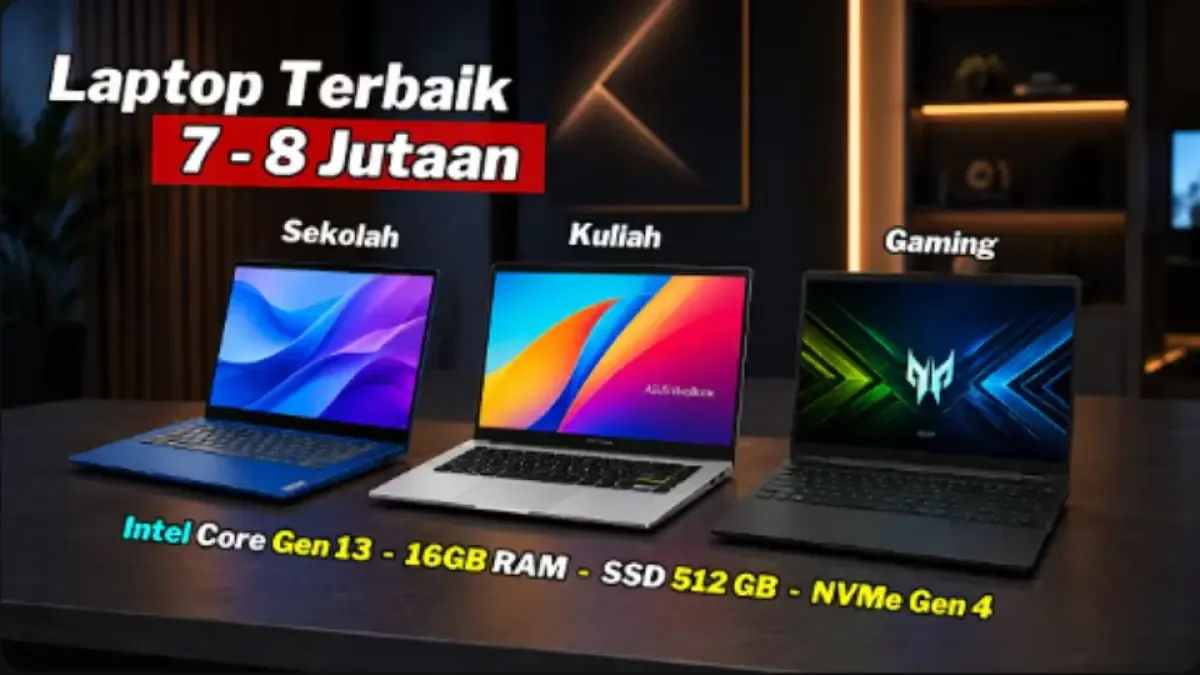 Panduan Memilih Laptop Terjangkau untuk Mahasiswa di Bawah Rp8 Juta