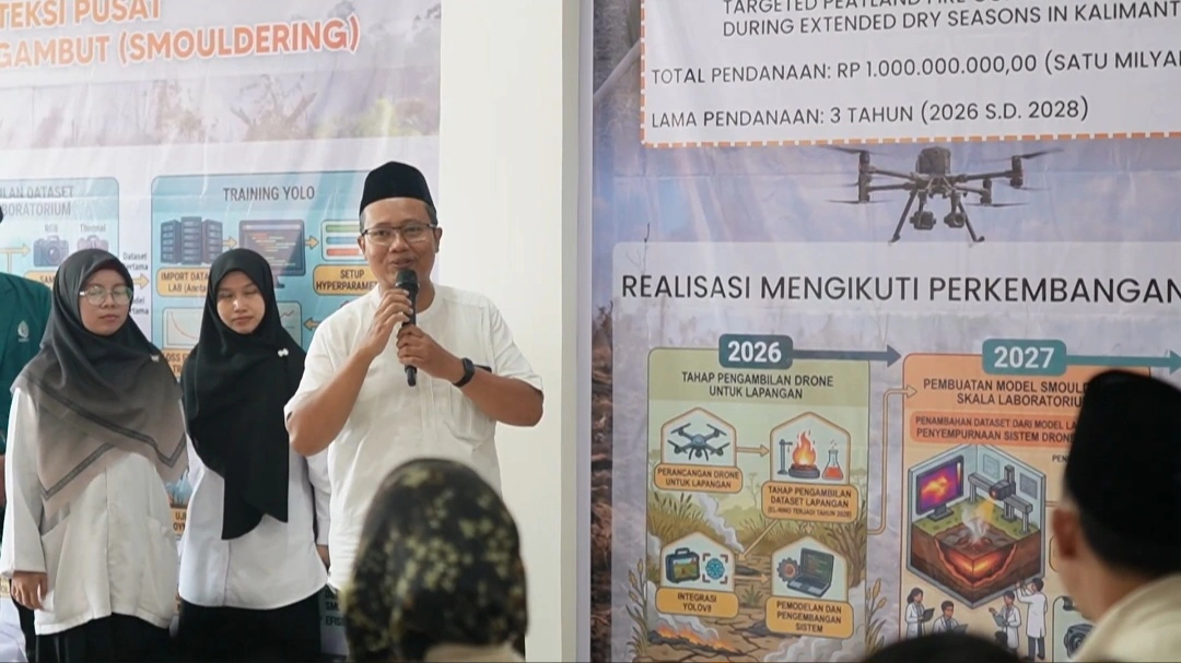 Drone AI Deteksi Api Bawah Tanah, Harapan Baru Pencegahan Karhutla