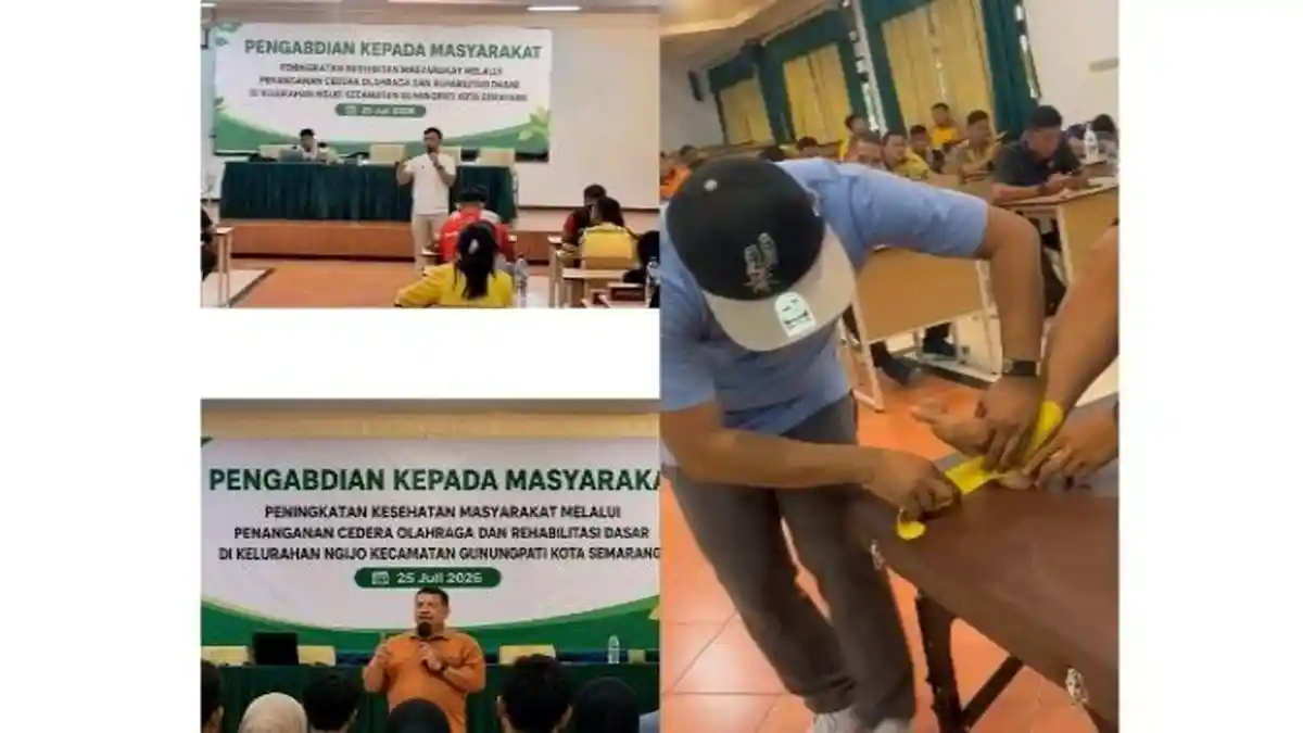 Mahasiswa Fisioterapi Bawa Edukasi Kesehatan ke Komunitas