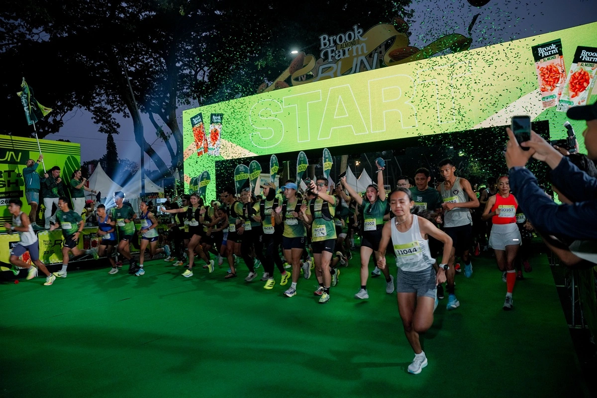 Lebih dari 5.000 Pelari Padati BrookFarm Almond Run di GBK