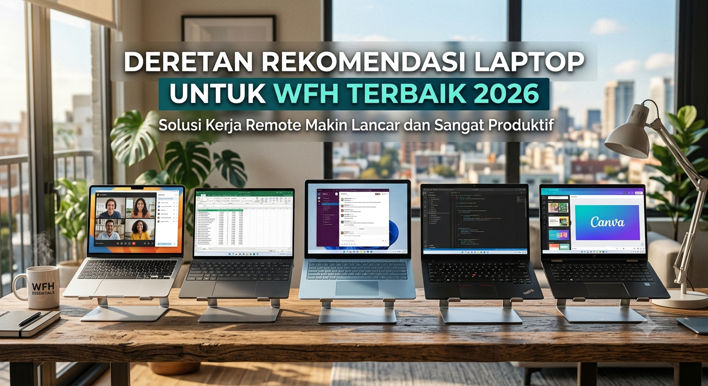 Laptop Terbaik untuk Kerja Remote: Baterai Awet dan Multitasking Nyaman