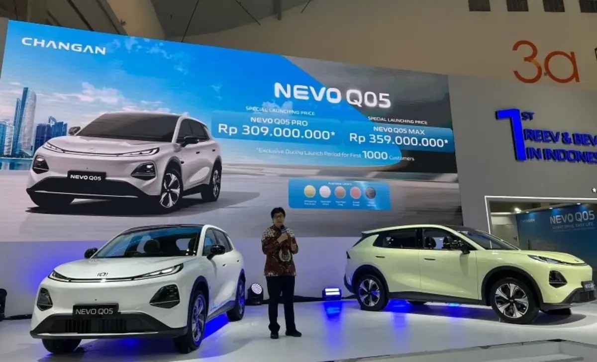 Changan Nevo Q05 Resmi Meluncur: SUV Listrik Rp300 Jutaan dengan Fast Charging