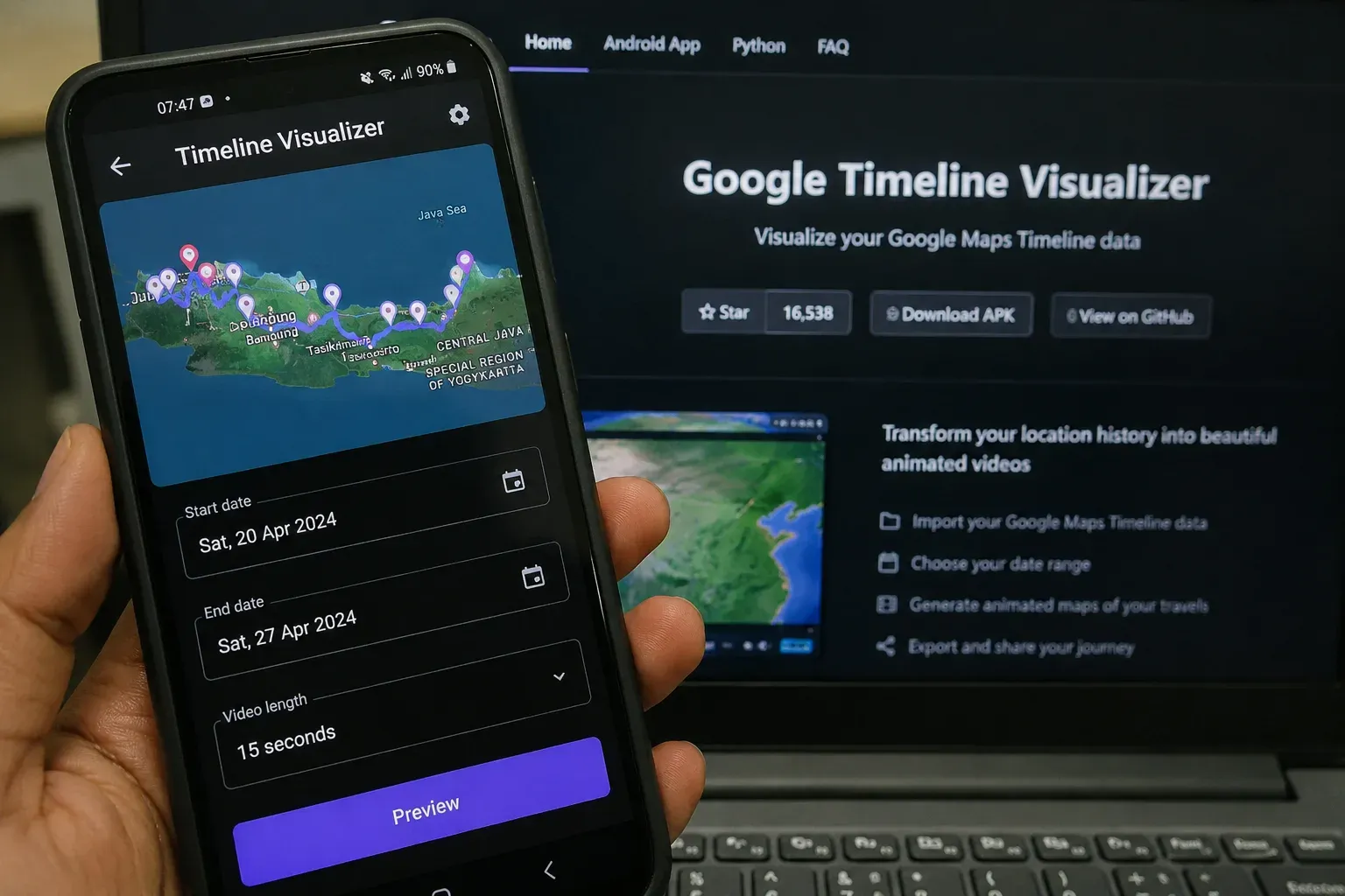 Google Maps Timeline Visualizer Viral di TikTok: Begini Cara Membuat Videonya