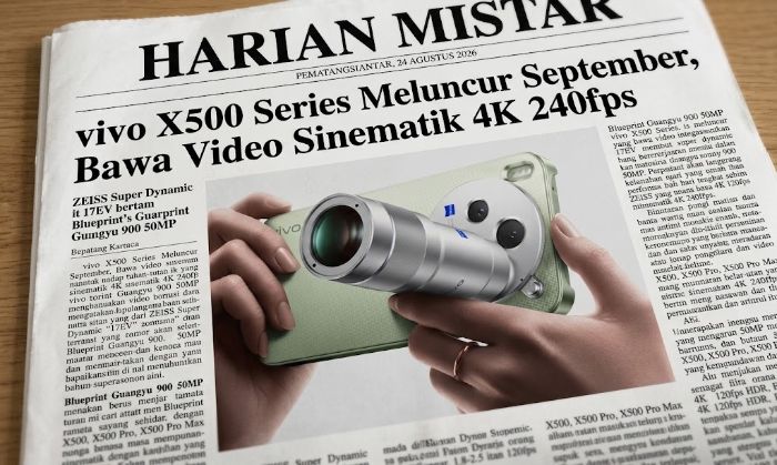 Vivo X500 Series dan Lompatan Besar Video 4K 240fps Sinematik