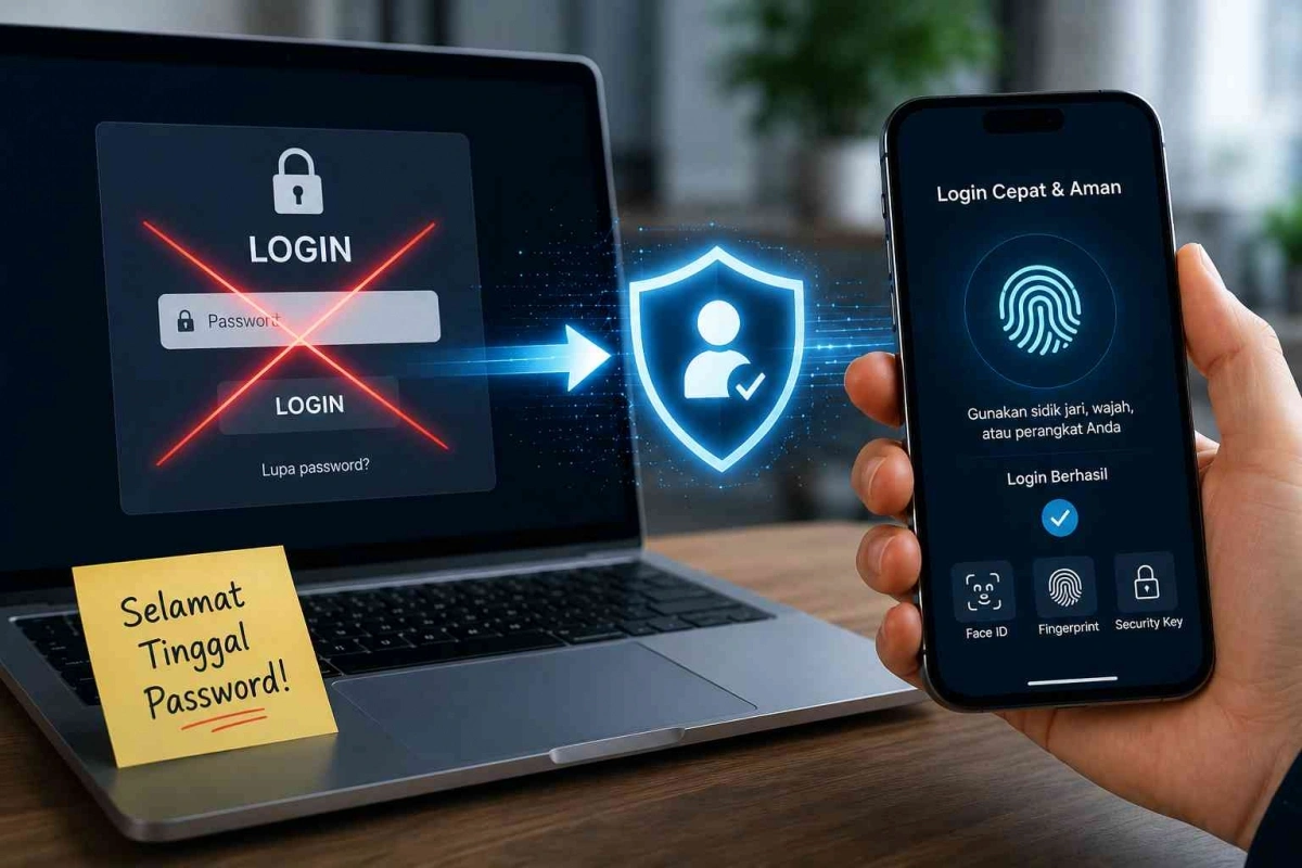 Passkey Menggantikan Password: Login Masa Depan yang Lebih Aman