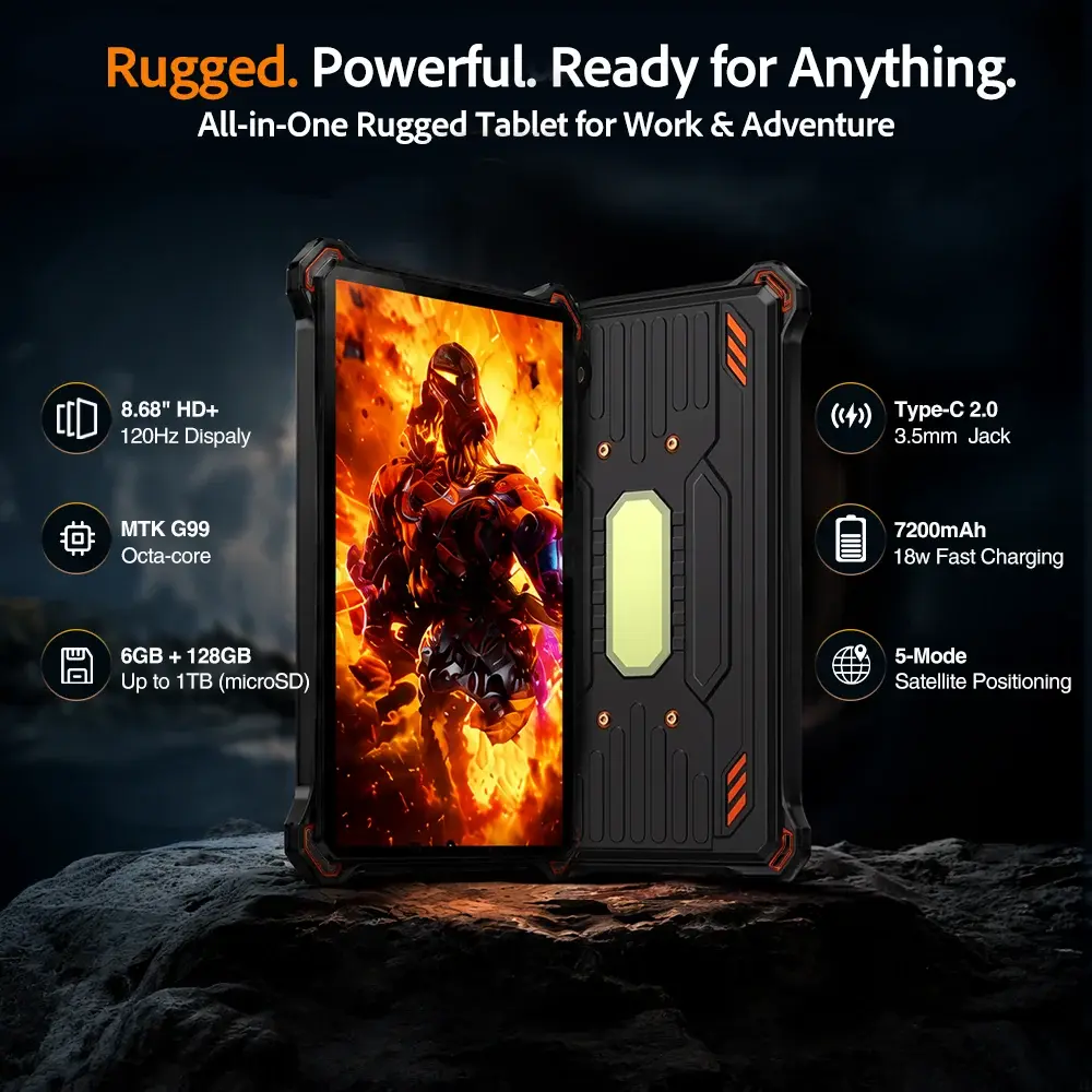Tablet Tangguh Ringkas dengan Layar 120Hz: AGM Pad 3 Compact