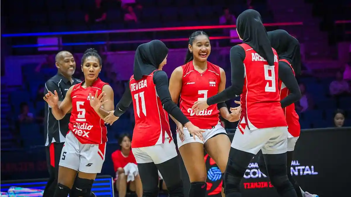 Timnas Voli Putri Taklukkan Australia, Amankan Tiket Perempat Final