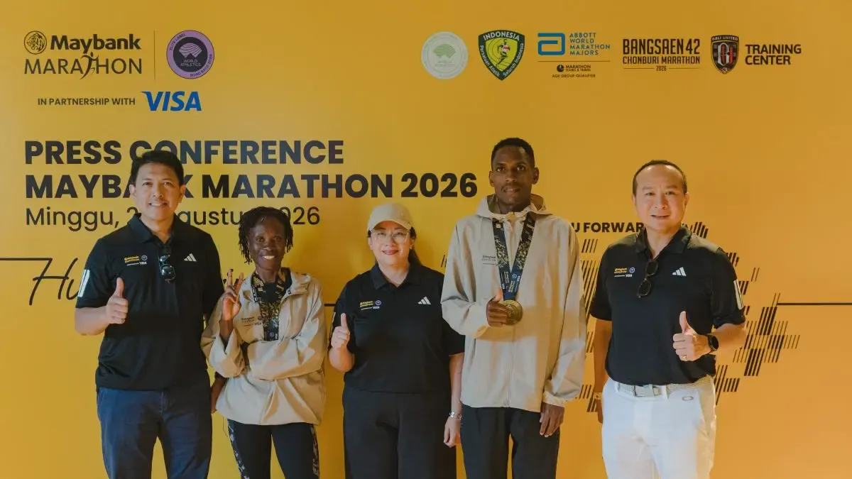 Pelari Kenya dan Lokal Dominasi Panggung Juara Maybank Marathon