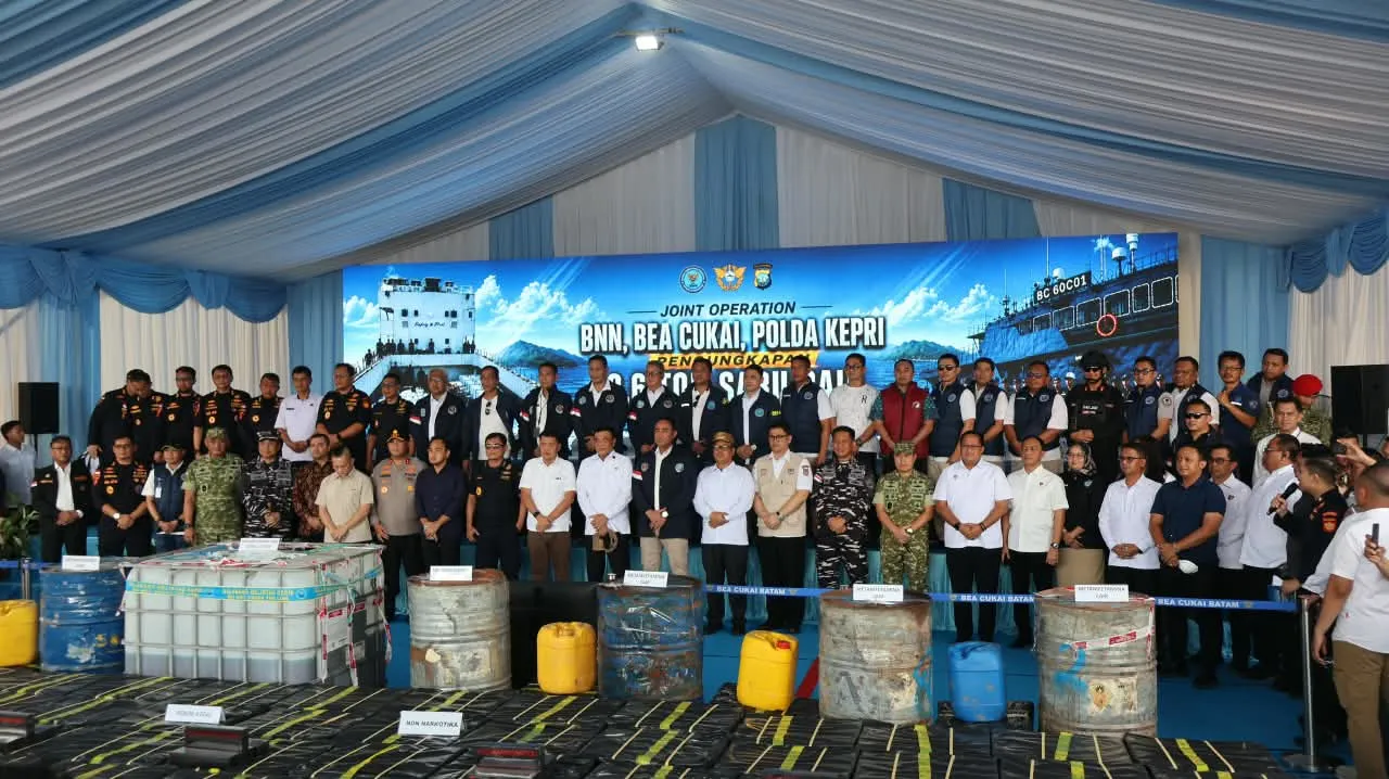 Operasi Gabungan Bongkar Jaringan Penyelundupan Narkotika Maritim