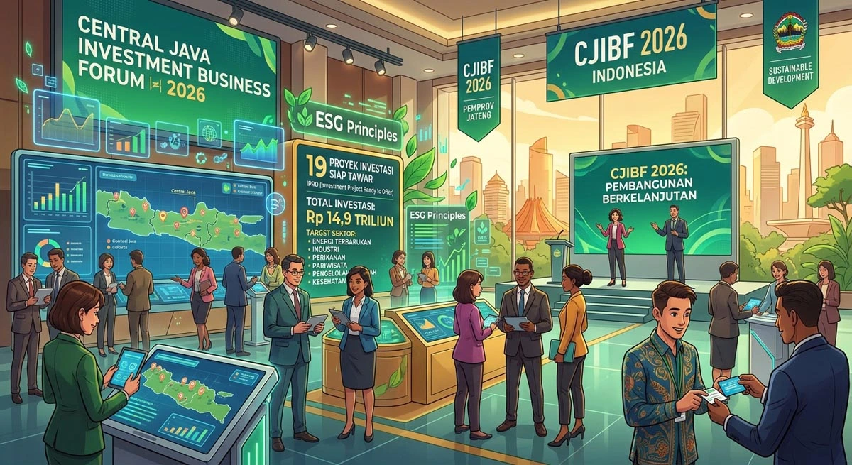 Jawa Tengah Tarik Investasi Hijau Rp19 Triliun Lewat Forum Bisnis Terbesar