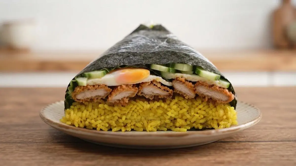 Nasi Kuning Lipat dan Burger Sushi: Nasi Kekinian Serba Praktis