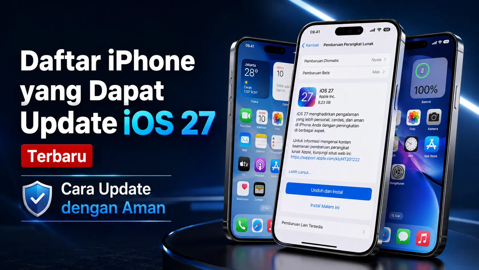 Daftar Lengkap iPhone Kompatibel iOS 27 dan Panduan Update Aman