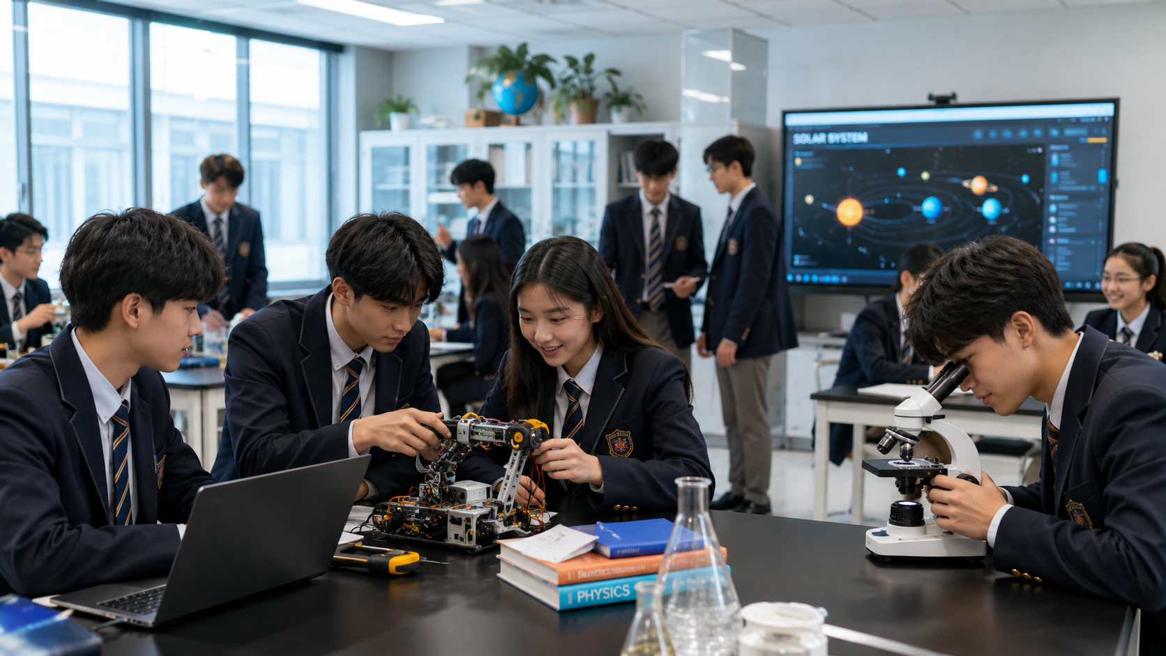 Sekolah Modern Satukan AI, STEM, dan Kurikulum Nasional