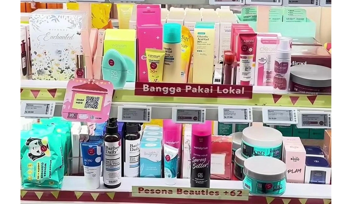 Brand Kecantikan Lokal Kuasai Ritel Modern