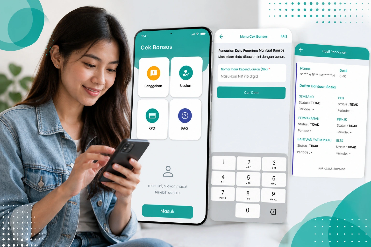 Ubah Status Desil DTKS Lewat Aplikasi Cek Bansos