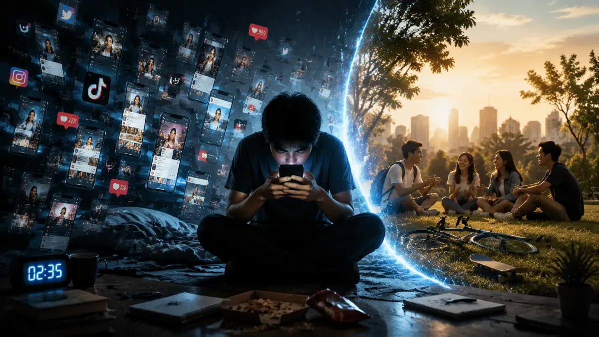 Ketika Layar Smartphone Menggerogoti Otak: Dari Depresi hingga Brain Rot Digital