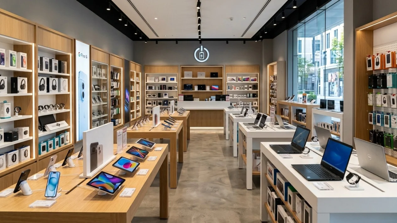 Toko Gadget Modern Berubah Jadi Showroom Interaktif