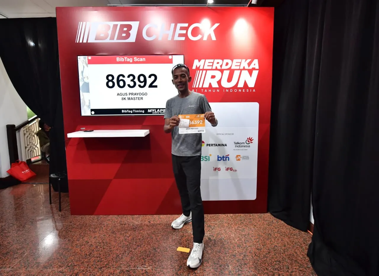 Atlet Profesional Ramaikan Pengambilan Racepack Merdeka Run