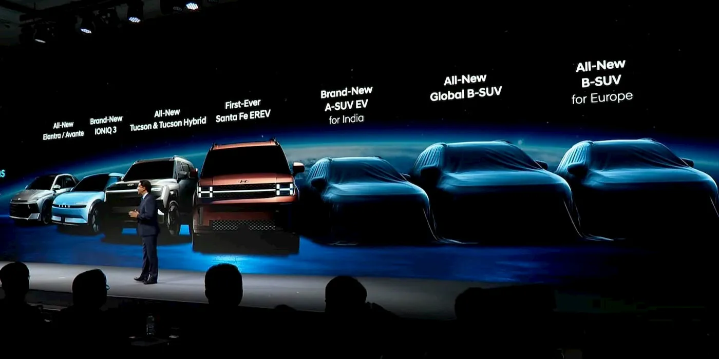 Hyundai Target 100 Model Baru: EV, EREV, dan AI