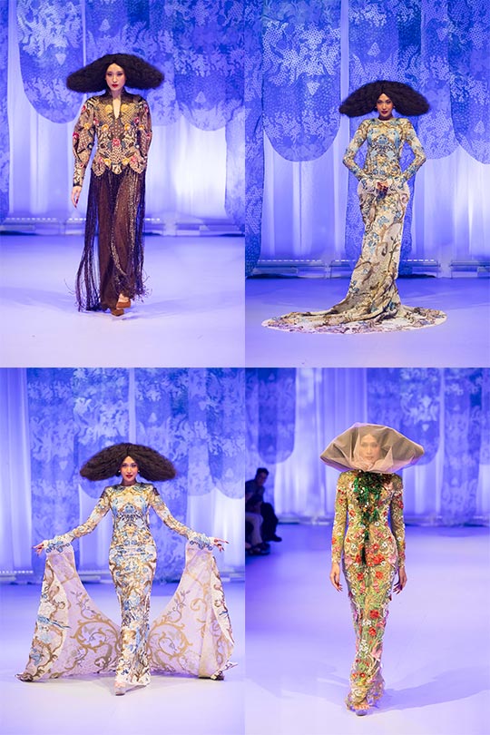 Tiga Desainer Mengangkat Warisan Tekstil ke Panggung Couture