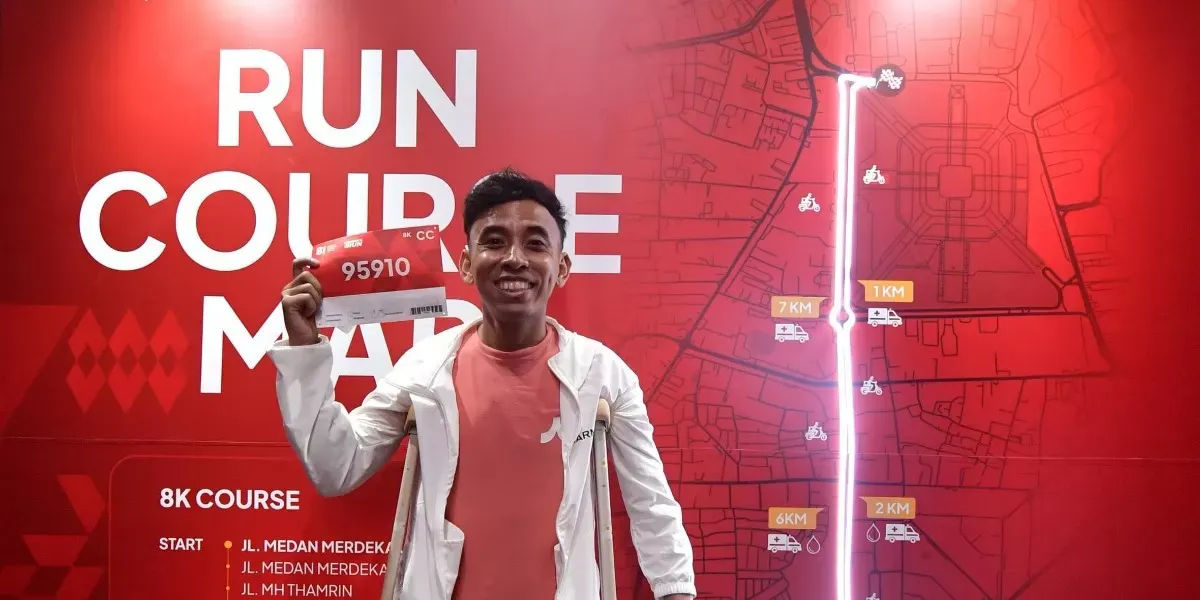 Dari Satu Kaki hingga Seribu Mimpi: Cerita Inspiratif Pelari di Merdeka Run