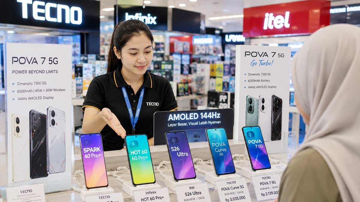 7 HP AMOLED Murah di Bawah Rp3 Juta dengan Layar Mulus
