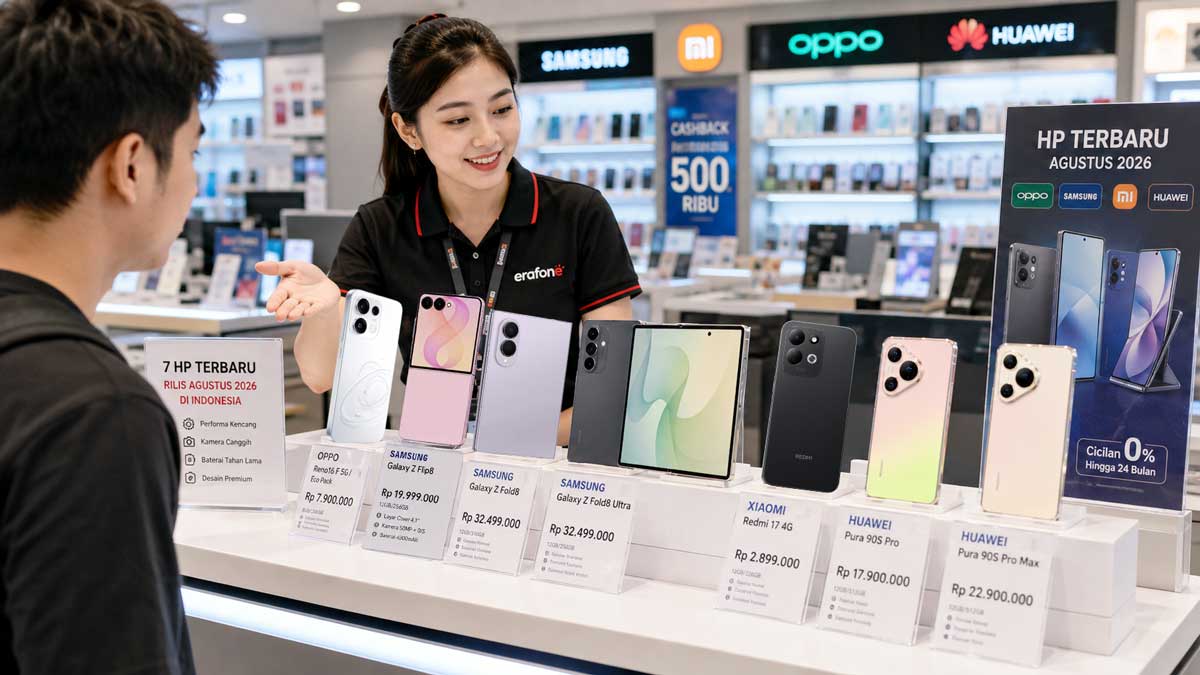 7 Ponsel Flagship dan Mid-Range Rilis Agustus: Dari HP Lipat hingga Baterai 7.500 mAh