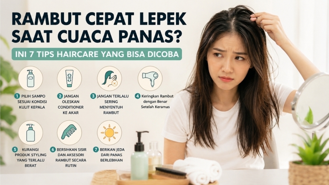 Rambut Lepek di Cuaca Panas? Ini Strategi Perawatan yang Benar-Benar Ampuh