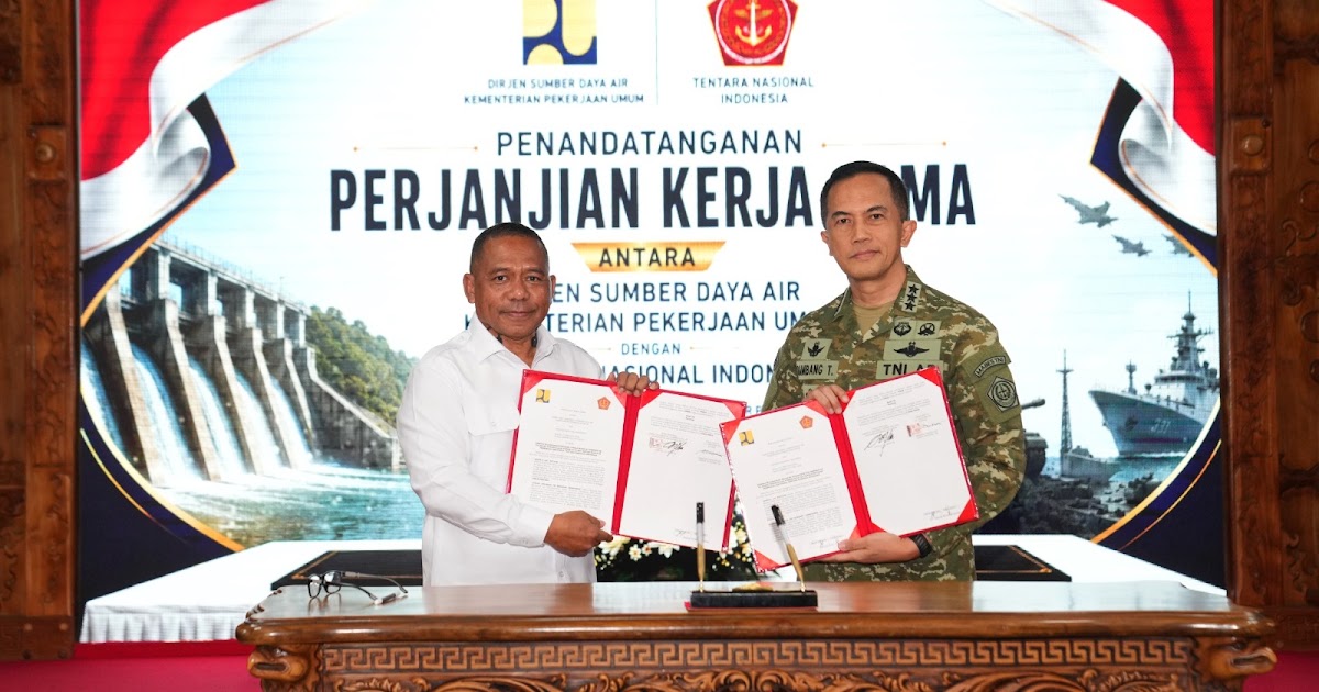 TNI dan Kementerian PU Kawal Air untuk Pertanian Berkelanjutan