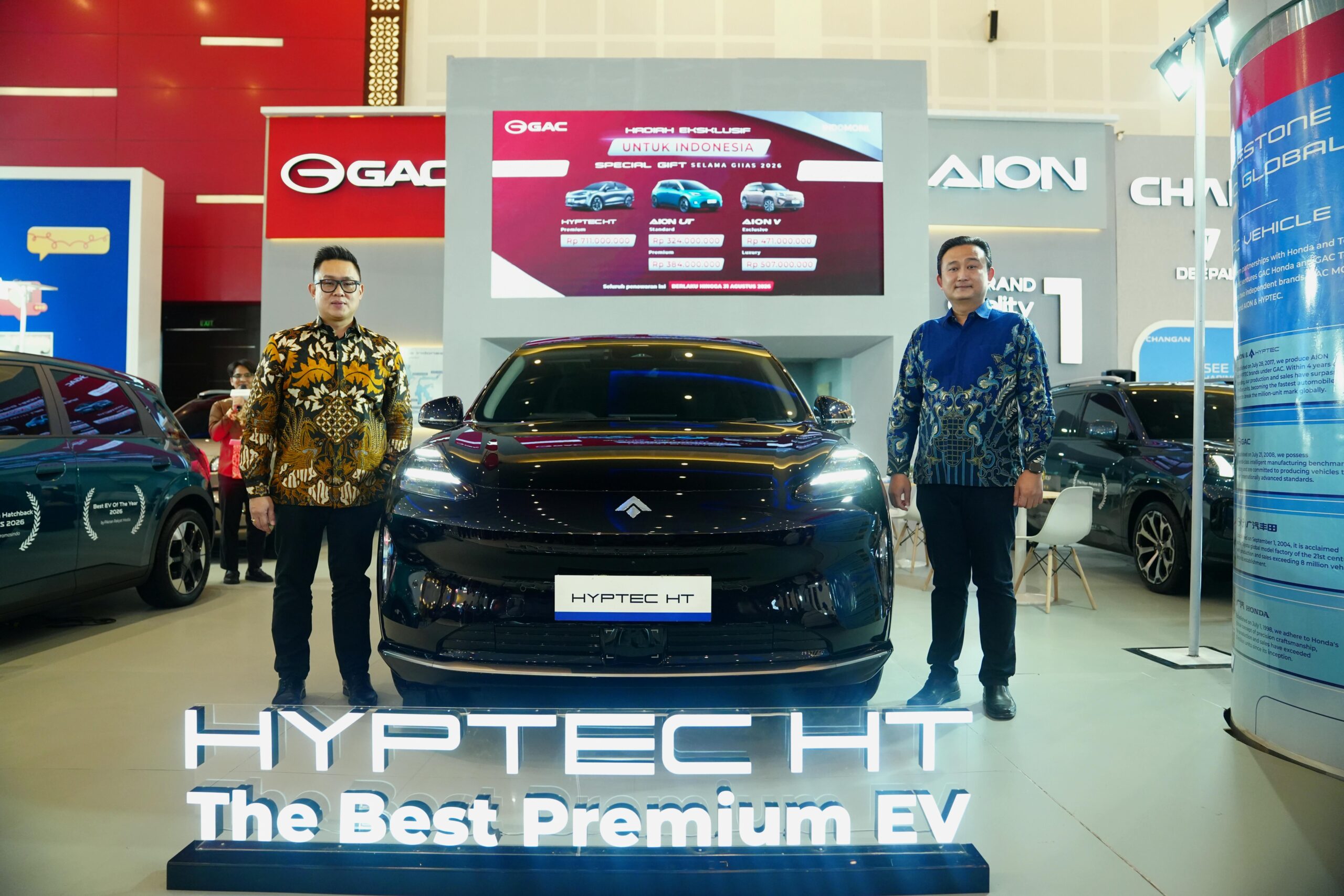 GAC Aion dan Hyptec Diskon Hingga Rp65 Juta di GIIAS Surabaya