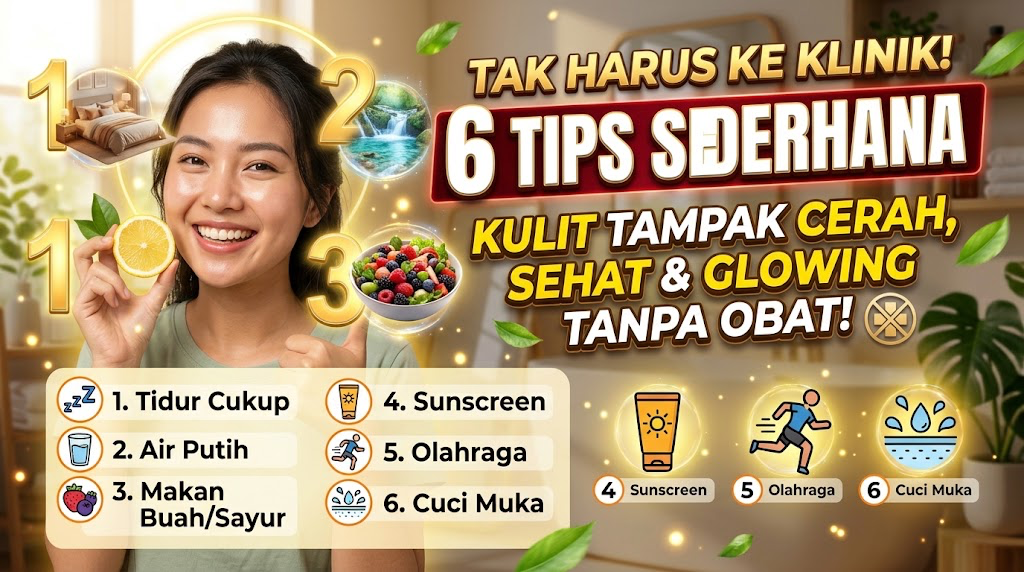 6 Metode Alami Membuat Kulit Cerah Tanpa Bahan Kimia Berbahaya