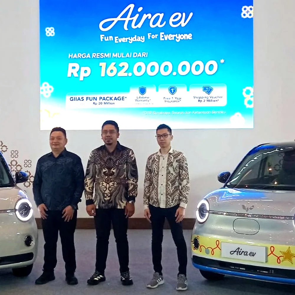Wuling Aira EV: Harga Mulai Rp162 Juta dan Varian 301 km