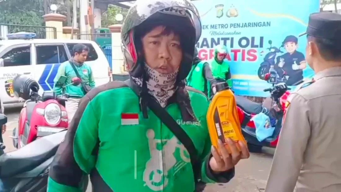 Servis Motor dan Oli Gratis Polisi: Edukasi Keselamatan untuk Ojol