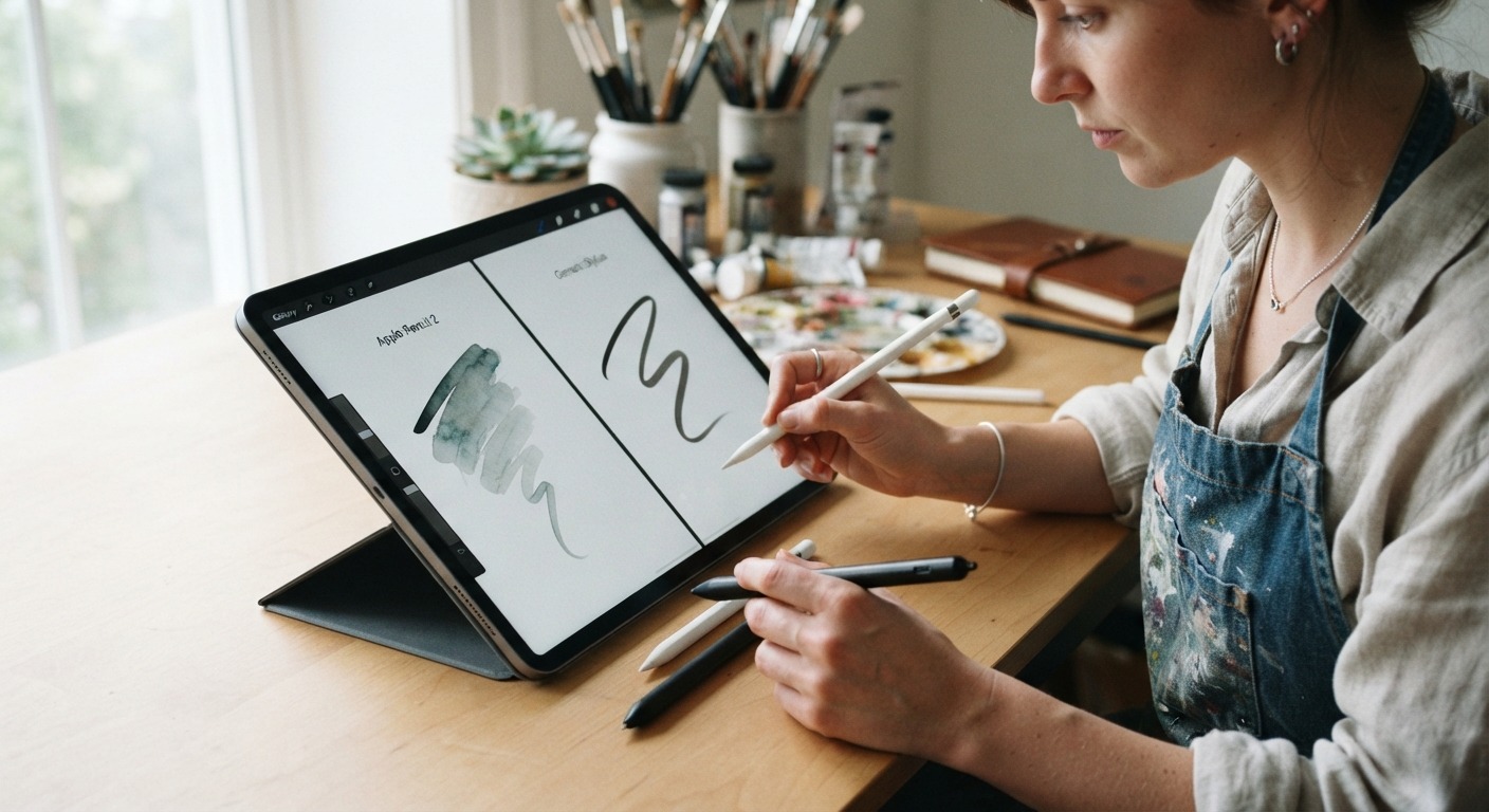 Apple Pencil vs Stylus HP untuk Menggambar: Mana untuk Desainer?