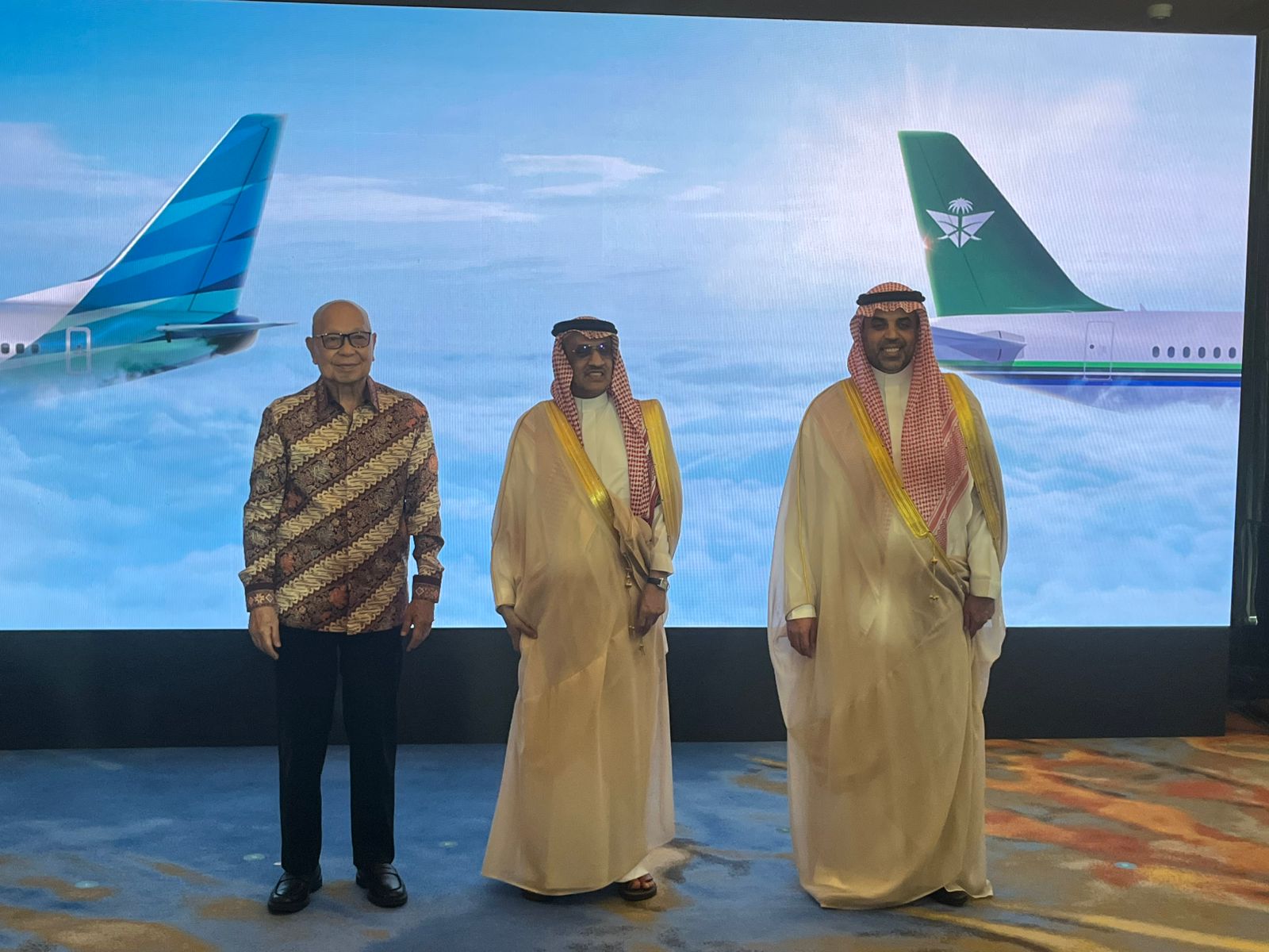 Garuda dan Saudia Buka Akses ke 120+ Destinasi Internasional