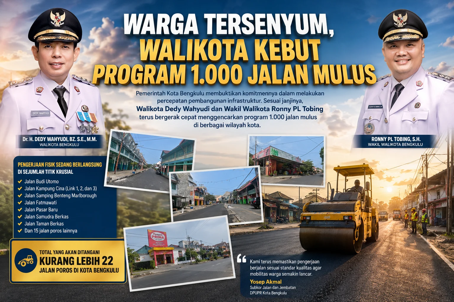 Program 1.000 Jalan Mulus dan Akses Kesehatan Warga Terpencil