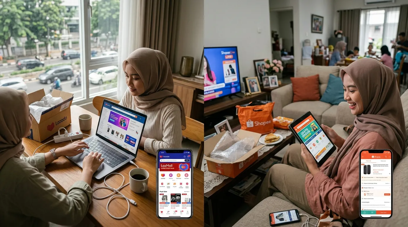 Shopee vs Lazada: Mana Paling Hemat untuk Diskon Gadget?