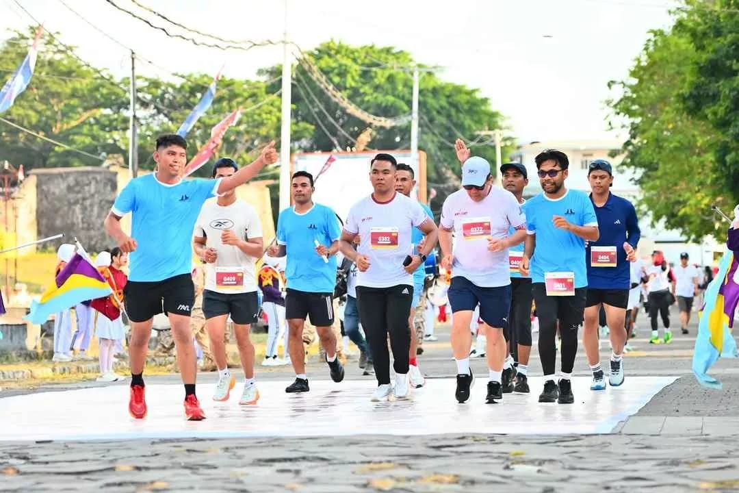 900 Pelari Ramaikan Fort to Fort Nusantara Raya Run di Ternate