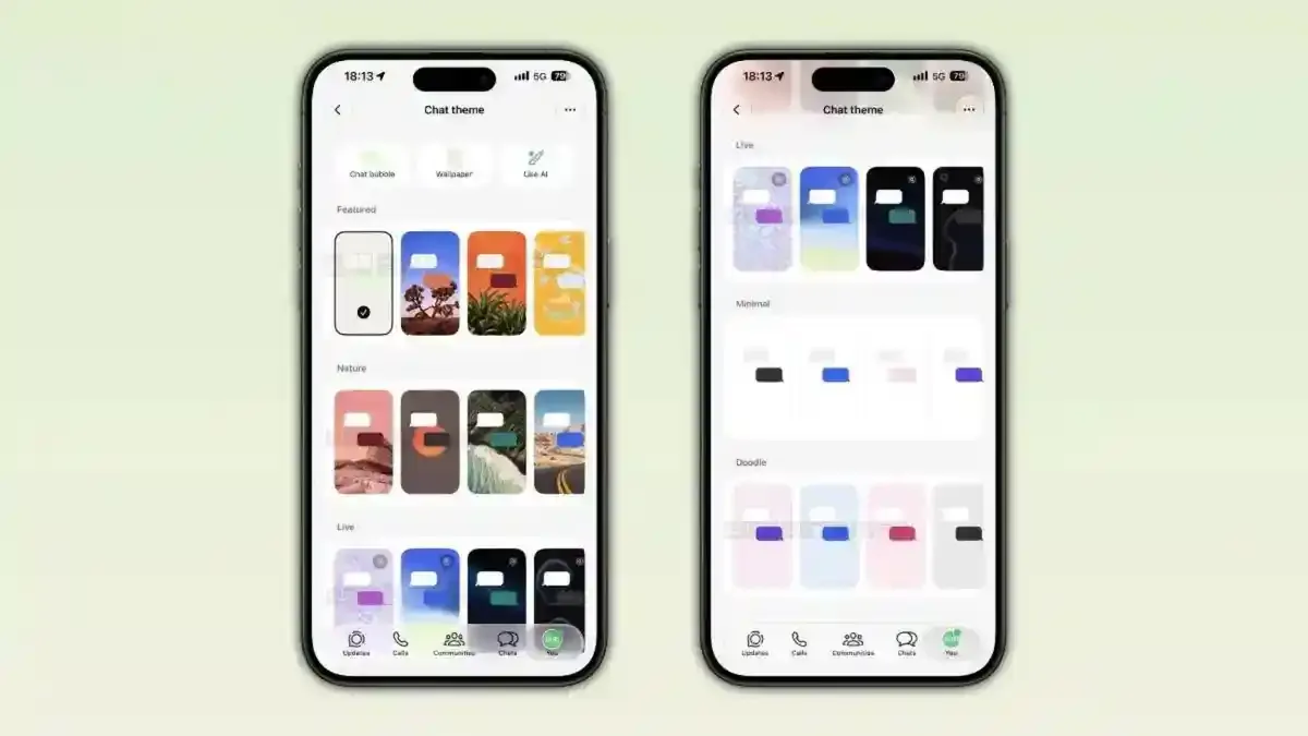 WhatsApp Perbarui Desain dengan Liquid Glass dan Live Theme
