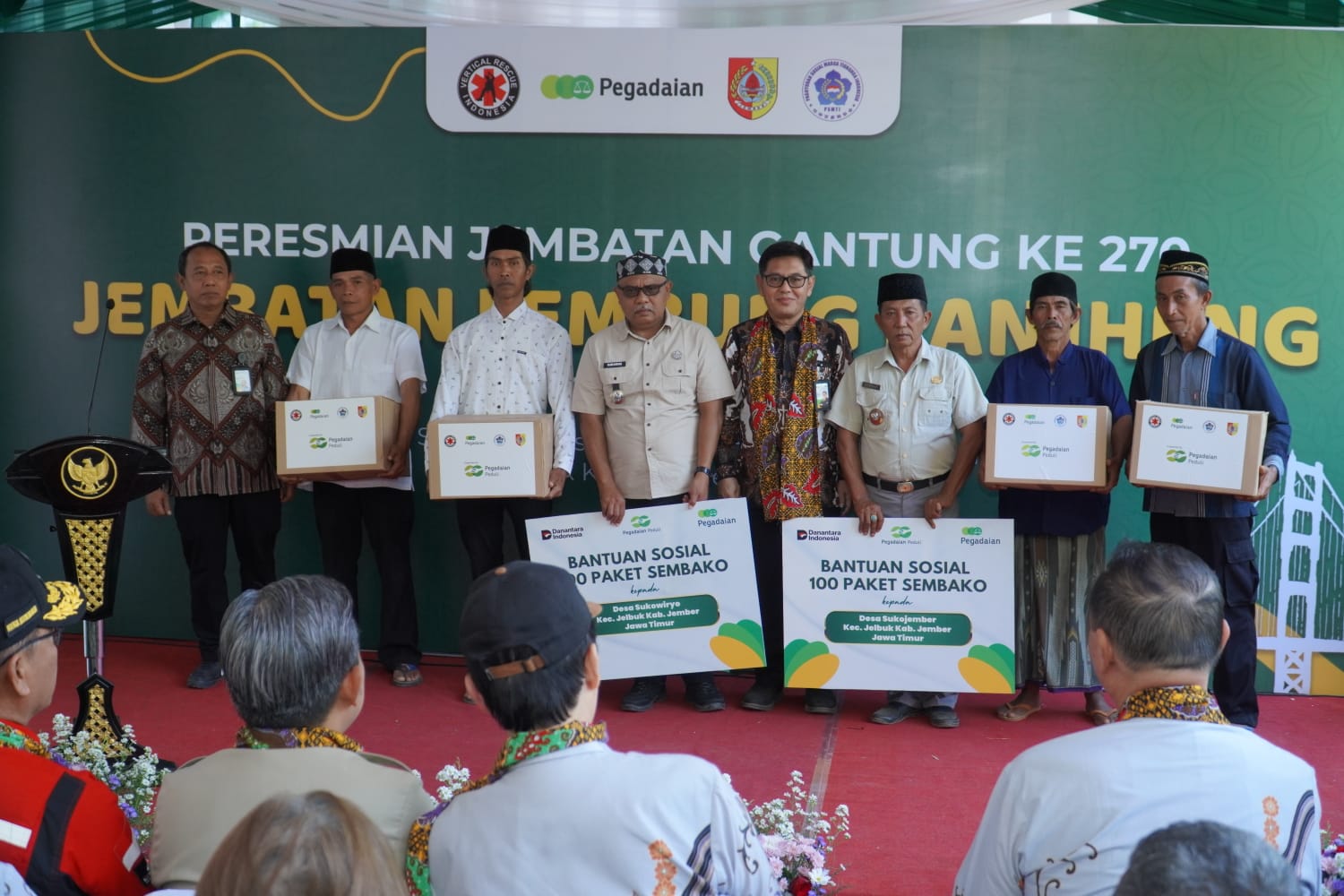 Jembatan Gantung Buka Akses Ekonomi Pedesaan